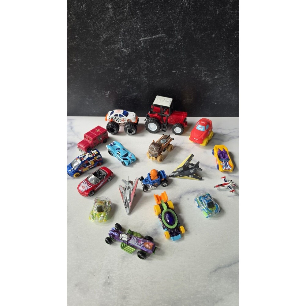 Kids Mixed Toy Vehicle Lot USED